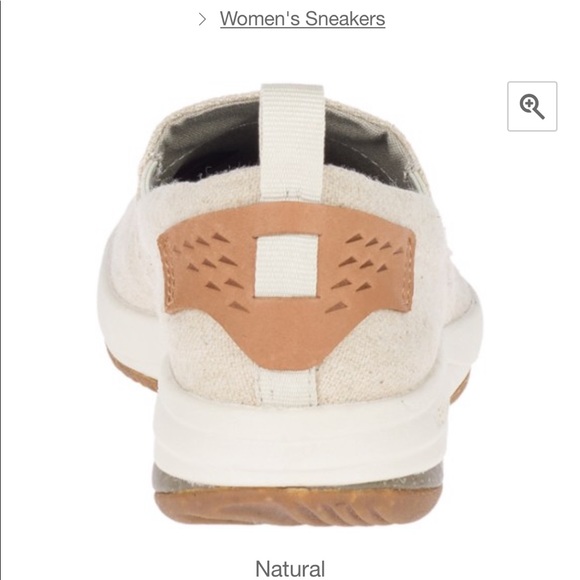 Merrell Gridway Moc Canvas Shoes Natural sz 10 - Picture 3 of 9